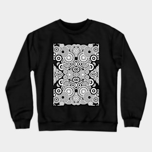 Random Circle Pattern Crewneck Sweatshirt